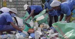 Recycling plastic waste to make bricks that are stronger than concrete 