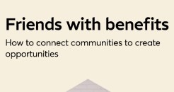 How to connect communities to create opportunities