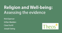 Active faith is key factor in increased well-being  