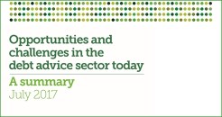 Opportunities and challenges in the debt advice sector 